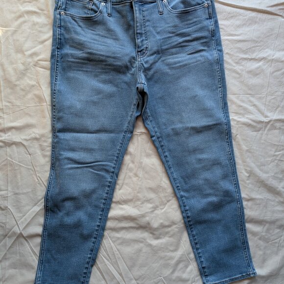NWT Madewell Mid-Rise Stovepipe Jeans in Skyford Wash Size 32 - Picture 7 of 7